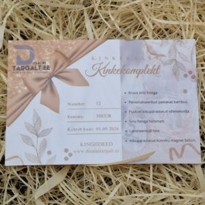 Kinkekaart - kinkekomplekt